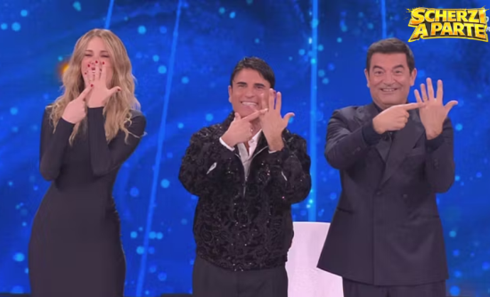 Mon, Mar 23, 2026: Scherzi a Parte ends on a high (22.5% – 2.9m), finishing an hour later than Guerrieri, which drops to 19.6% (3.3m)